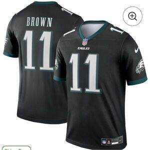 Nike Philadelphia Eagles AJ Brown jersey #11 Black Legend Player Performance Top
